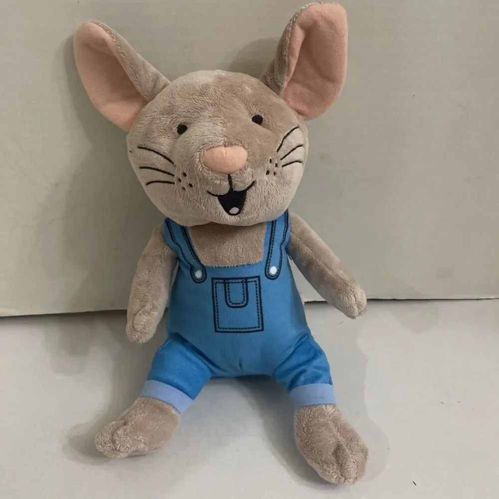 Kohls Cares If You Give A Mouse A Cookie Plush Stuffed Animal Blue Overall 13”